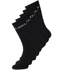 Jack & Jones Socks - JacBasic Tennis - 5-Pack - Black Jack & Jones Socks - JacBasic Tennis - 5-Pack - Black