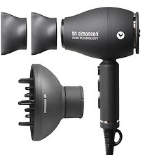 HH Simonsen Hair dryer - XS Dryer incl. Soft styler - Black HH Simonsen Hair dryer - XS Dryer incl. Soft styler - Black