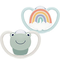 Nuk Spenen - 2-pack - Space - Grijs/Blauw Nuk Spenen - 2-pack - Space - Grijs/Blauw
