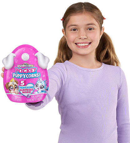 Rainbocorns Leksaker - 5 Delar - Pocket Puppycorns