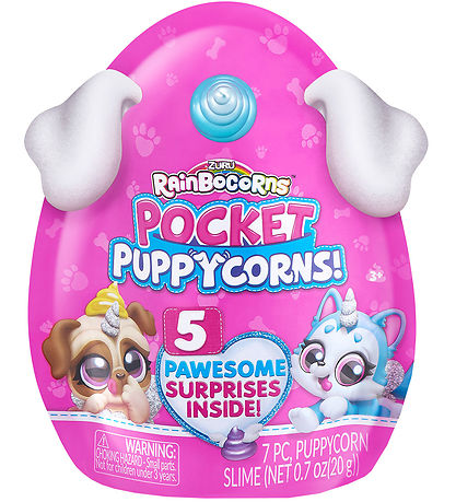 Rainbocorns Leksaker - 5 Delar - Pocket Puppycorns