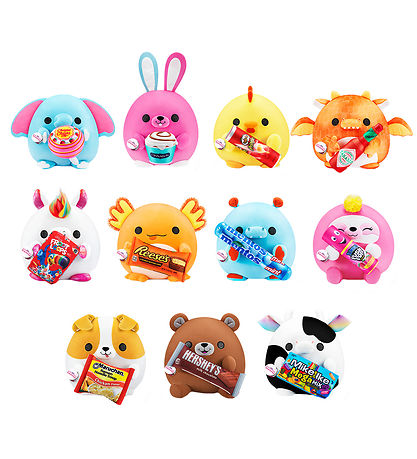 Snackles Soft Toy - 1 pcs - Assorted - Plush Small - 14 cm - Min Snackles Soft Toy - 1 pcs - Assorted - Plush Small - 14 cm - Min