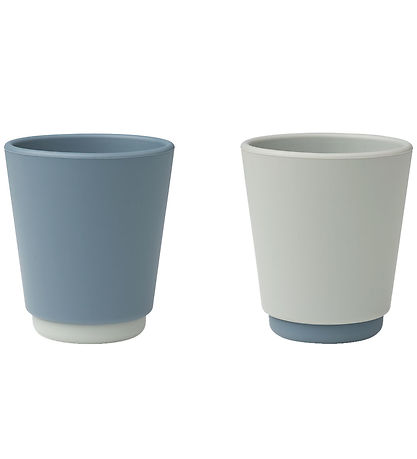 Liewood Becher - Silikon - 2er-Pack - Rachel - Blue Mix Liewood Becher - Silikon - 2er-Pack - Rachel - Blue Mix