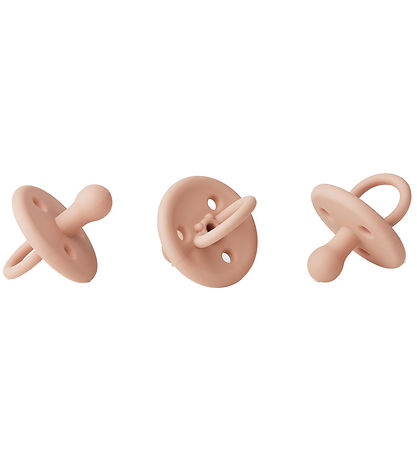 Liewood Pacifiers - Silicone - 3-Pack - Size 1 - Paula - Rose Liewood Pacifiers - Silicone - 3-Pack - Size 1 - Paula - Rose