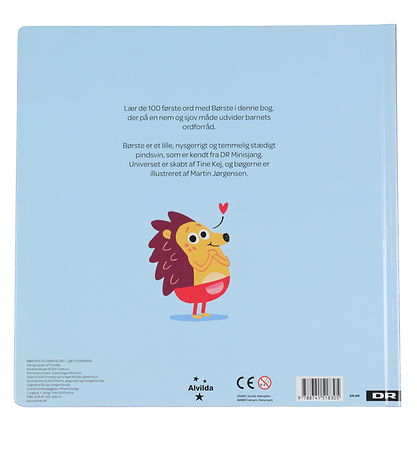 Alvilda Picture Book w. Flapper - Børste's 100 First Words - Dan