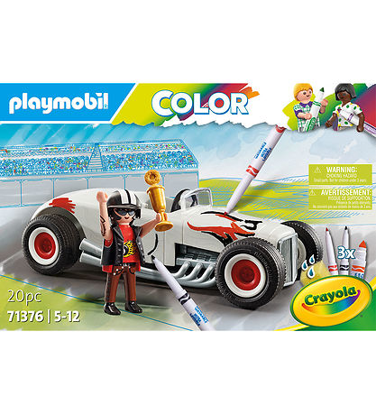 Playmobil Color - Race Car - 71376 - 20 Parts Playmobil Color - Race Car - 71376 - 20 Parts
