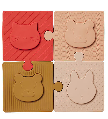 Liewood Puzzlespiel - Silikon - 4 Teile - Bodil - Rose Multi Mi Liewood Puzzlespiel - Silikon - 4 Teile - Bodil - Rose Multi Mi