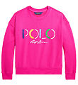 Polo Ralph Lauren Sweatshirt - Pink w. Print Polo Ralph Lauren Sweatshirt - Pink w. Print