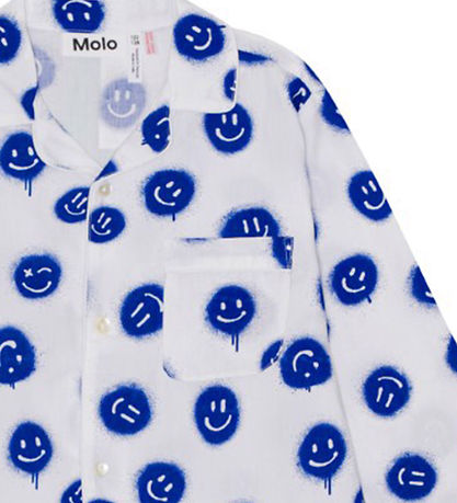 Molo Pyjama set - Overhemd/Broek - Lex - Glimlach White