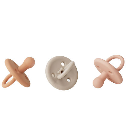 Liewood Speen - Silicone - 3-pack - Maat 1 - Paula - Rose Multi Liewood Speen - Silicone - 3-pack - Maat 1 - Paula - Rose Multi