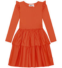 Molo Jurk - Cathi - Rood Clay Molo Jurk - Cathi - Rood Clay