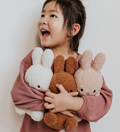 Bon Ton Toys Soft Toy - 23 cm - Miffy Sitting Tiny Teddy - Cream