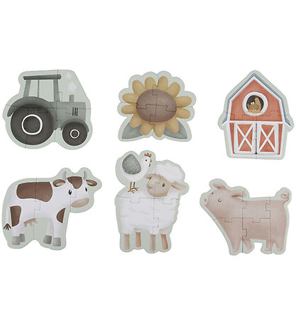 Little Dutch Puslespill - 6-I-1 - Lille Farm Little Dutch Puslespill - 6-I-1 - Lille Farm