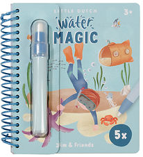 Little Dutch Magisk vattenmålarbok - Jim & Friends Little Dutch Magisk vattenmålarbok - Jim & Friends