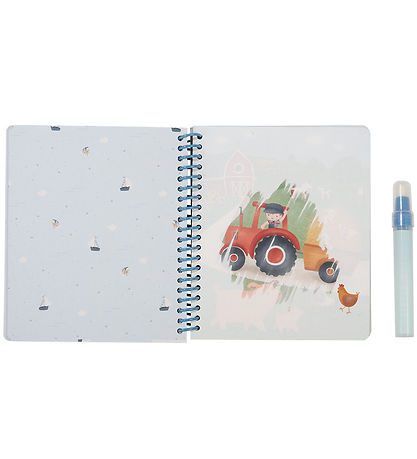 Livre de coloriage magique à l'eau Little Dutch - Jim & Friends