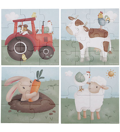 Puzzle Little Dutch - 4 en 1 - Petit Farm
