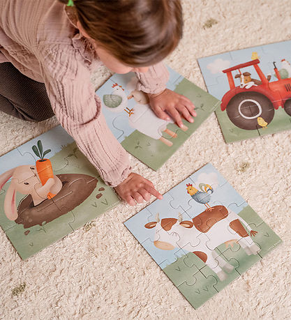Little Dutch Puslespill - 4-I-1 - Lille Farm Little Dutch Puslespill - 4-I-1 - Lille Farm