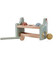 Little Dutch Pounding Bench w. Balls - Wood - Little Farm Little Dutch Pounding Bench w. Balls - Wood - Little Farm
