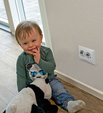 BabyDan Kid'S Proofing - Contact fuse - EUR - 12 pcs - White
