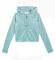 Juicy Couture Cardigan - Skera - Madison - Velúr - Blue Surf