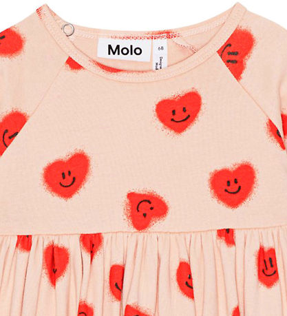 Molo Kleid - Charmaine - Rot Hearts Molo Kleid - Charmaine - Rot Hearts