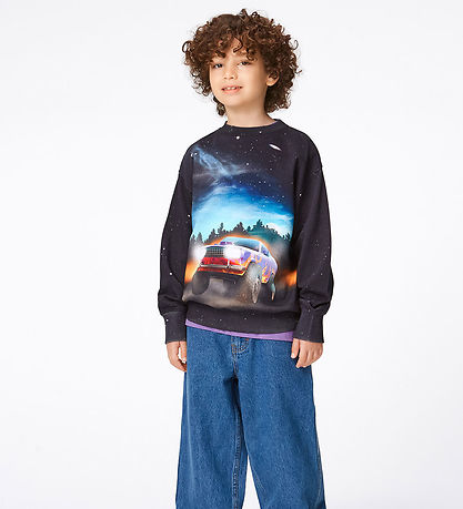 Molo Sweatshirt - Mattis - Flame Car Molo Sweatshirt - Mattis - Flame Car