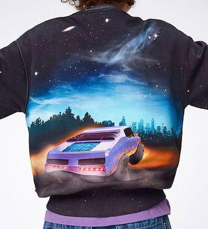 Molo Sweatshirt - Mattis - Flame Car Molo Sweatshirt - Mattis - Flame Car