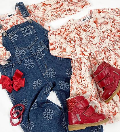 Molo Dress - Charmaine - Red Horses