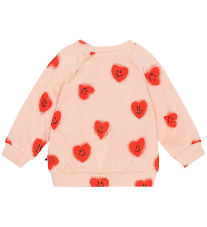 Molo Sweatshirt - Disc - Red Hearts Molo Sweatshirt - Disc - Red Hearts