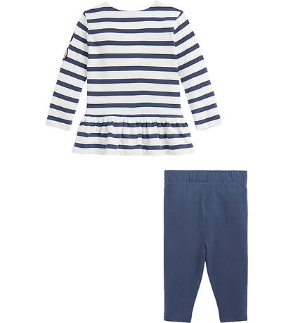 Polo Ralph Lauren Blouse/Leggings - Navy/White