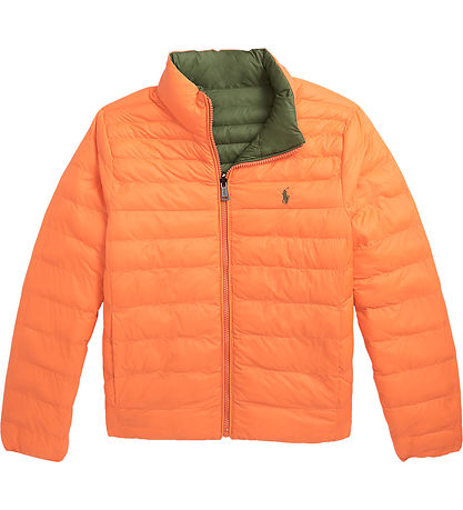 Polo Ralph Lauren Puffer Jacket - Reversible - Army/Orange