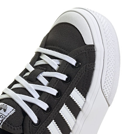 adidas Originals 신발 - 니자 플랫폼 C - 블랙/화이트