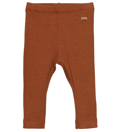 Leggings Minymo - Rib - Chutney