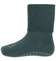 GoBabyGo Socks - Non-Slip - Wool - Front Green GoBabyGo Socks - Non-Slip - Wool - Front Green
