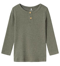 Name It Blouse - Rib - Noos - NmmKab - Dusty Olive Name It Blouse - Rib - Noos - NmmKab - Dusty Olive