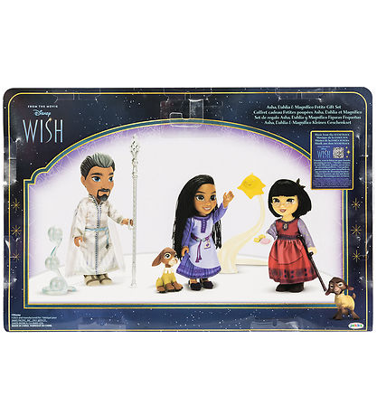 Disney Wish Doll-Gift Set - 15 cm - Asha/Dahlia/Magnifico