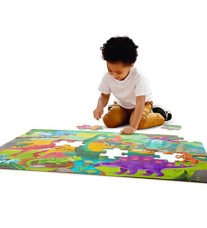 Puzzle d'étage B. toys - 48 Briques - Dino Puzzle d'étage B. toys - 48 Briques - Dino