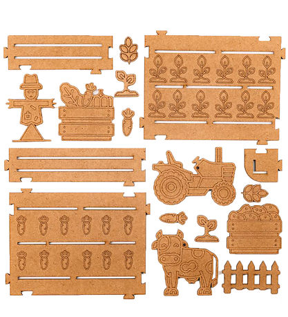 Crateit Creation Set - The farm - Wood - Fields Harvest - 27 Par Crateit Creation Set - The farm - Wood - Fields Harvest - 27 Par
