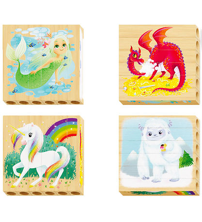 Puzzle Quercetti - Playbio Bois - Les Animaux Fantastiques - 4x6 Puzzle Quercetti - Playbio Bois - Les Animaux Fantastiques - 4x6