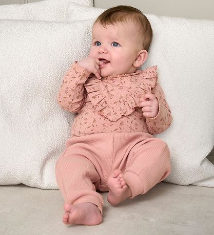 Fixoni Trousers - Waffle - Misty Rose