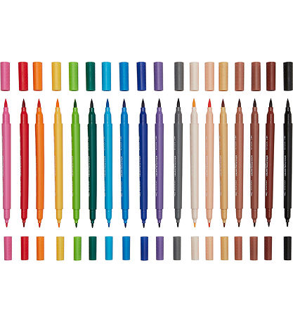 Recto-verso Marqueurs Magiques Ooly - 18 pièces - Colorier ensem Recto-verso Marqueurs Magiques Ooly - 18 pièces - Colorier ensem