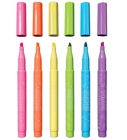 Ooly Highlighter m. Fruktdoft - 6 st. - Yummy+ Yummy+