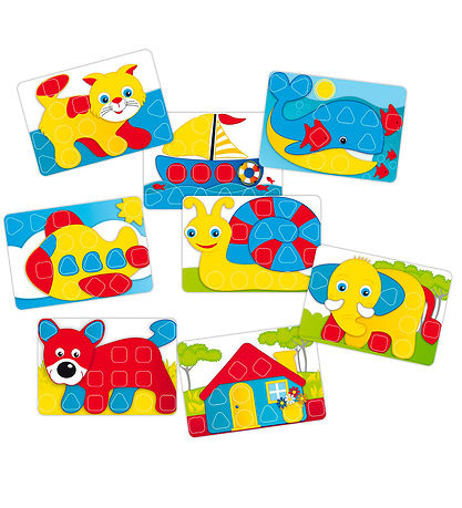 Quercetti Pinnemosaikk - Fantacolor Baby - 40 Deler - 4401 Quercetti Pinnemosaikk - Fantacolor Baby - 40 Deler - 4401