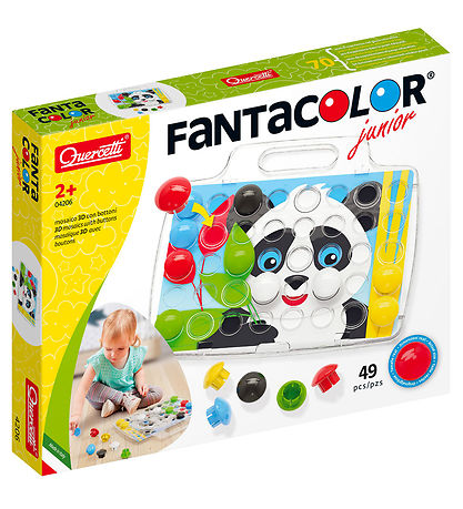Quercetti Pin mosaic - Fantacolor Junior - 49 Parts - 4206