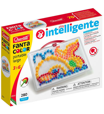 Quercetti Stick mosaic - Fantacolor Portable - 280 Parts - 950