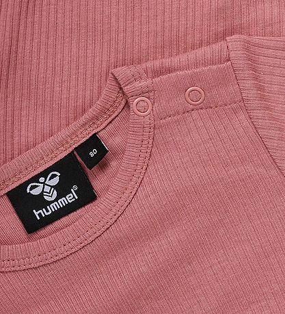 Hummel Samfella L/æ - Rib - hmlRene - Dusty Rose
