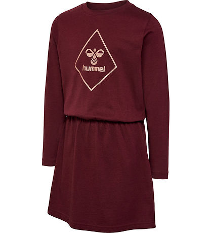Hummel Kleid - hmlLuna - Winsor Wine/Tosa m. Glitzer