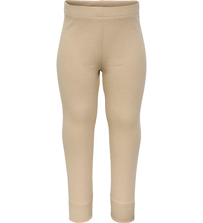 Hummel Leggings - Rib - hmlRene - Irish Cream Hummel Leggings - Rib - hmlRene - Irish Cream