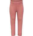 Hummel Leggings - Rib - hmlRene - Dusty Rose Hummel Leggings - Rib - hmlRene - Dusty Rose