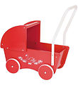 Krea Doll Stroller - Wood - Red Krea Doll Stroller - Wood - Red